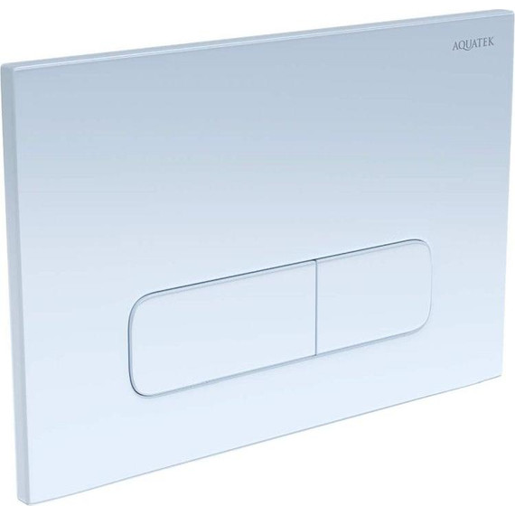 Кнопка смыва Aquatek PNS-0000006, белый глянцевый фото 2
