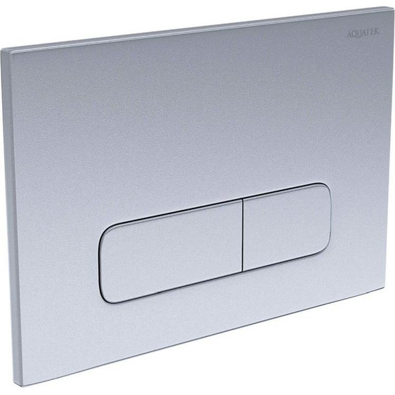 Кнопка смыва Aquatek PNS-0000008, хром матовый фото 2
