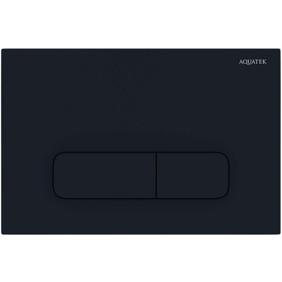 Кнопка смыва Aquatek PNS-0000010, чёрный матовый фото 