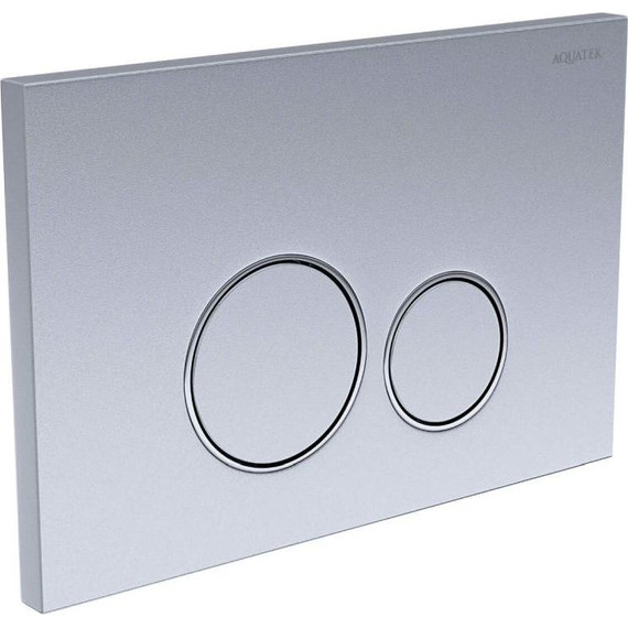 Кнопка смыва Aquatek PNS-0000013, хром матовый фото 2