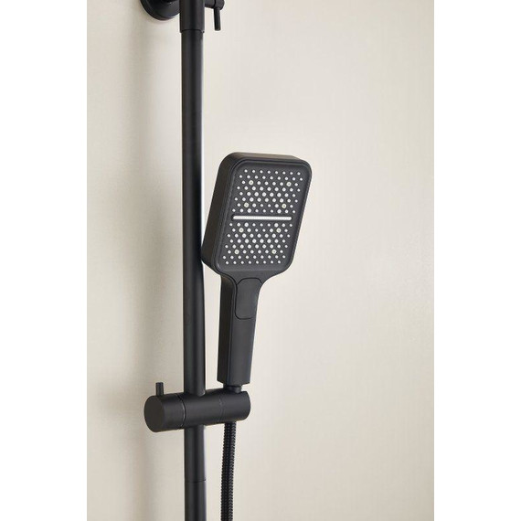 Душевая стойка Belz B24658-7, чёрный матовый фото 18