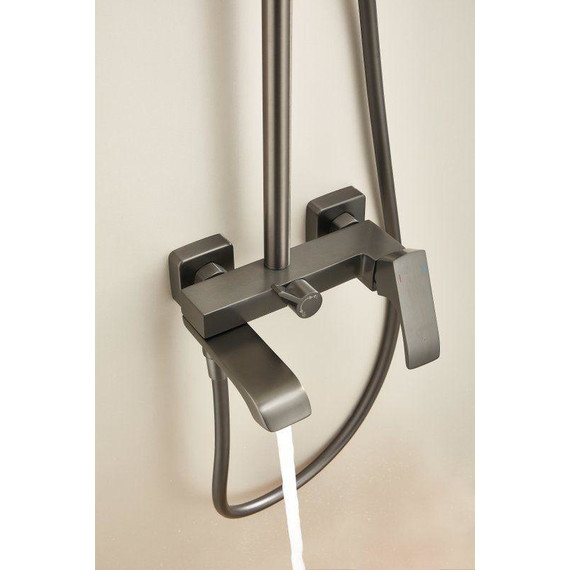 Душевая стойка Belz B24507-3, оружейная сталь фото 24