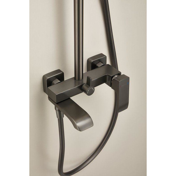 Душевая стойка Belz B24507-3, оружейная сталь фото 32