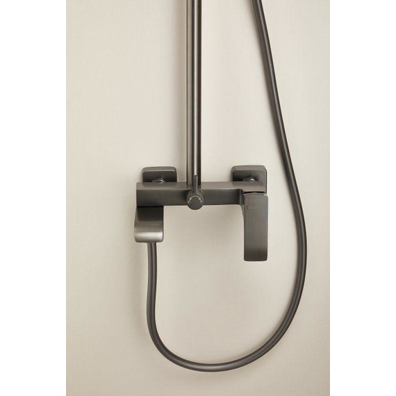 Душевая стойка Belz B24507-3, оружейная сталь фото 16