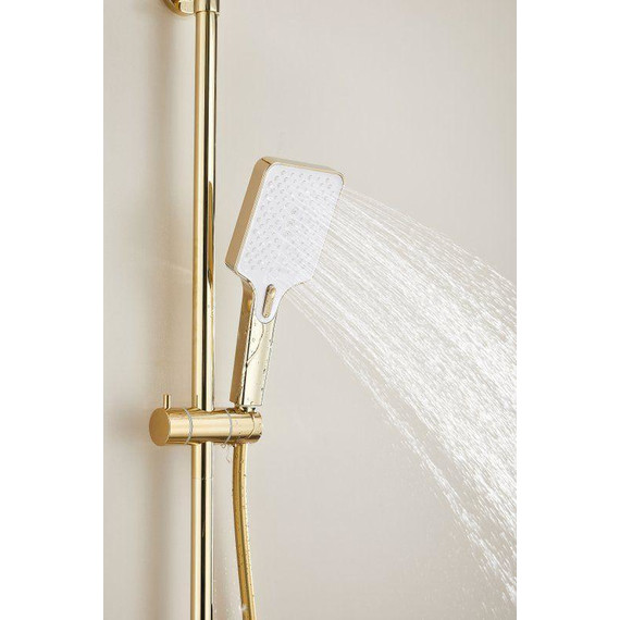 Душевая стойка Belz B24507-5, золото фото 31