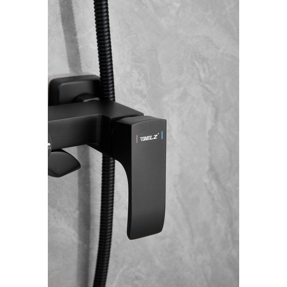 Душевая стойка Belz B24507-7, чёрный фото 14