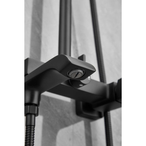 Душевая стойка Belz B24507-7, чёрный фото 15