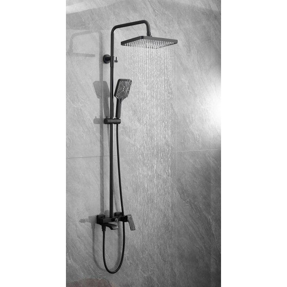 Душевая стойка Belz B24507-7, чёрный фото 17