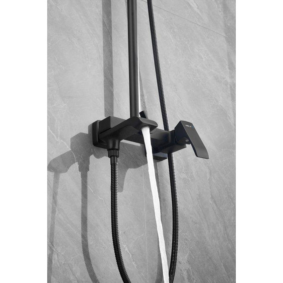 Душевая стойка Belz B24507-7, чёрный фото 20