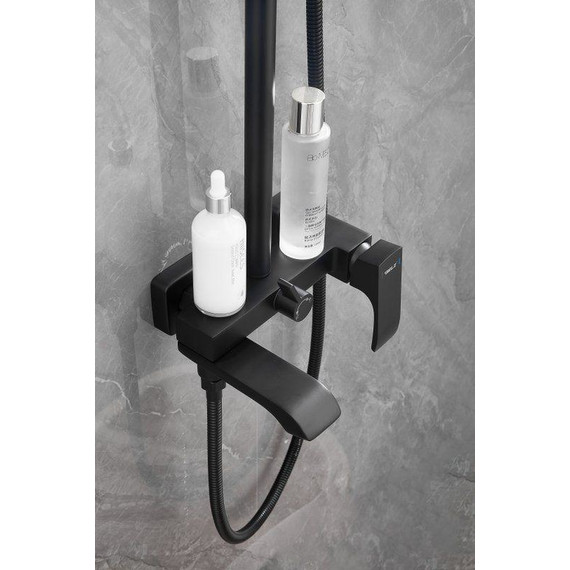 Душевая стойка Belz B24507-7, чёрный фото 21