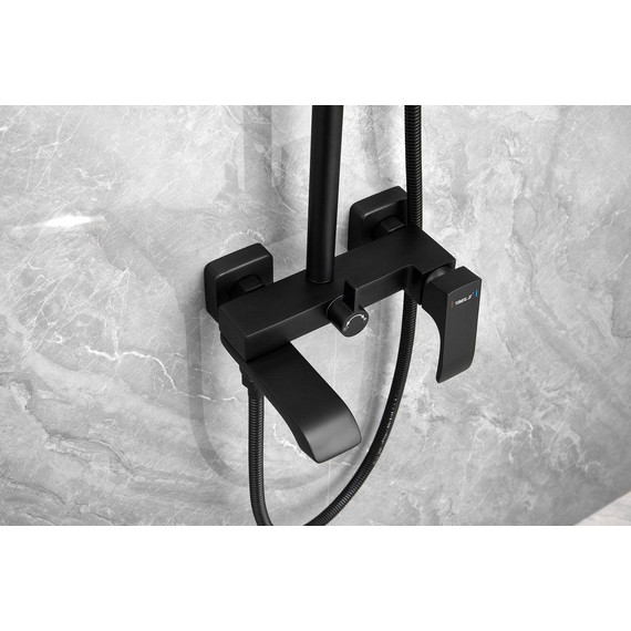 Душевая стойка Belz B24507-7, чёрный фото 22