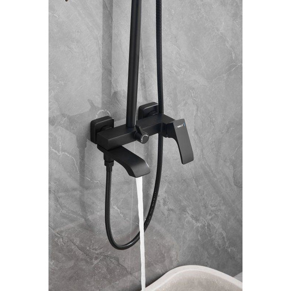 Душевая стойка Belz B24507-7, чёрный фото 23