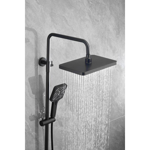 Душевая стойка Belz B24507-7, чёрный фото 28