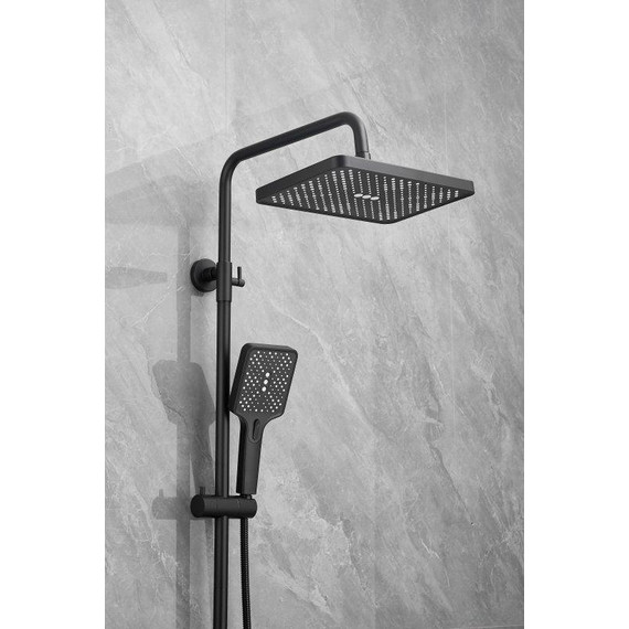 Душевая стойка Belz B24507-7, чёрный фото 7