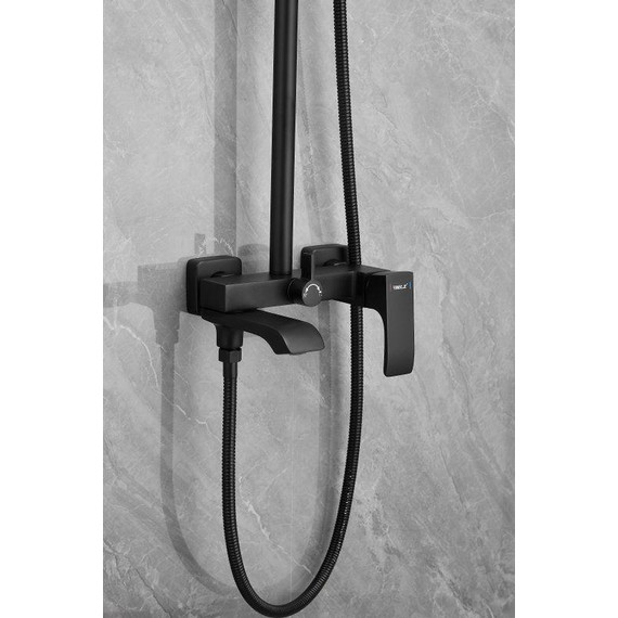 Душевая стойка Belz B24507-7, чёрный фото 9