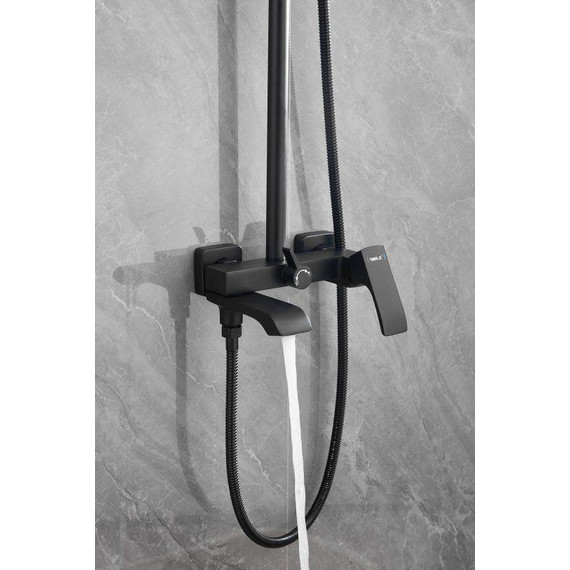 Душевая стойка Belz B24507-7, чёрный фото 10