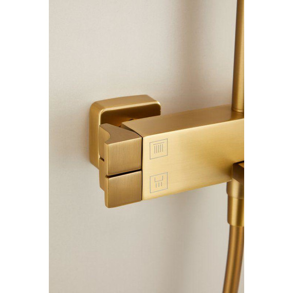 Душевая стойка Belz B24658-5, золото матовое фото 29