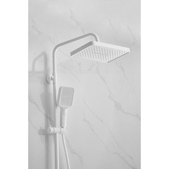 Душевая стойка Belz B24658-8, белый матовый фото 14