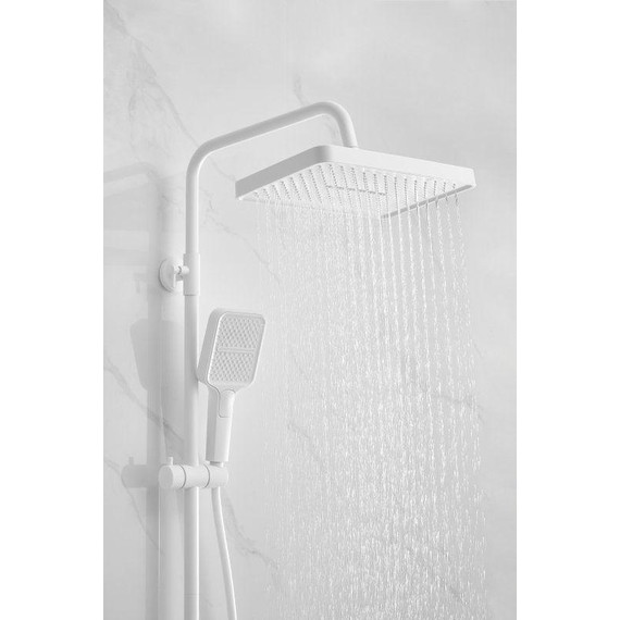 Душевая стойка Belz B24658-8, белый матовый фото 7