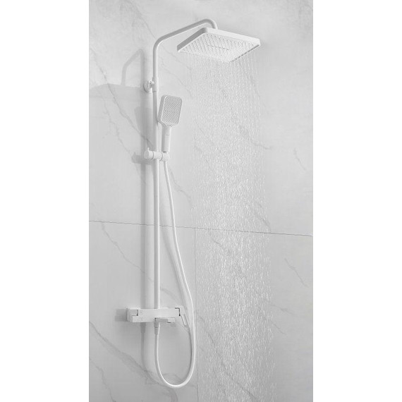 Душевая стойка Belz B24658-8, белый матовый фото 6