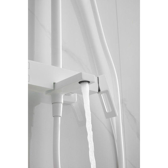 Душевая стойка Belz B24658-8, белый матовый фото 46