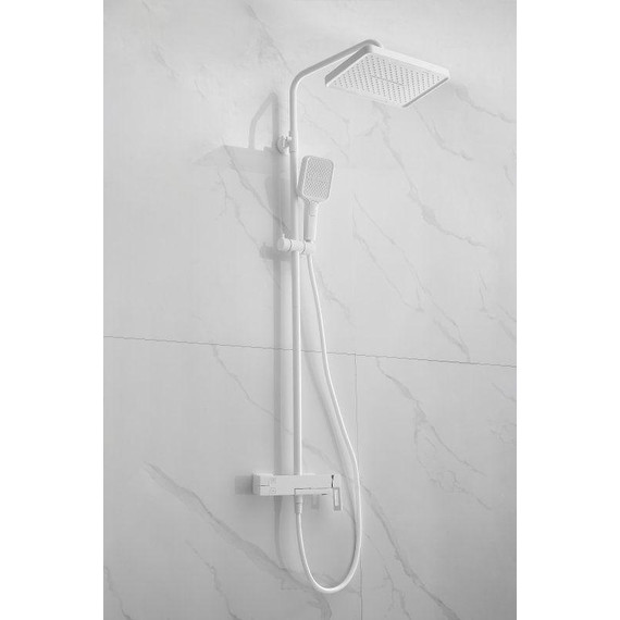 Душевая стойка Belz B24658-8, белый матовый фото 4