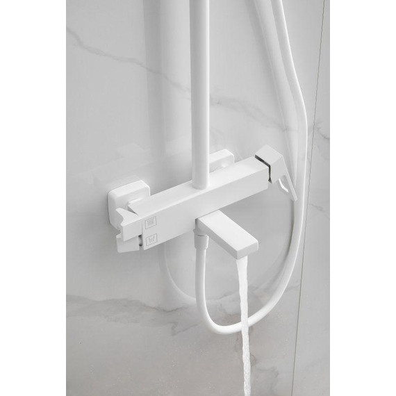 Душевая стойка Belz B24658-8, белый матовый фото 57