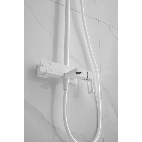 Душевая стойка Belz B24658-8, белый матовый фото 9