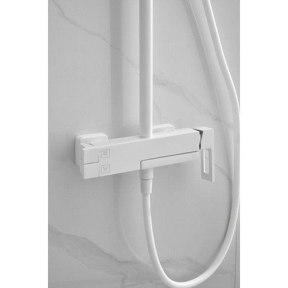 Душевая стойка Belz B24658-8, белый матовый фото 10