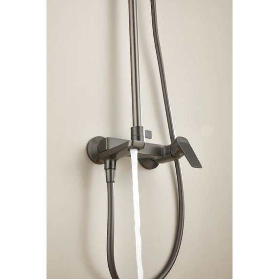 Душевая стойка Belz B24715-3, оружейная сталь фото 26