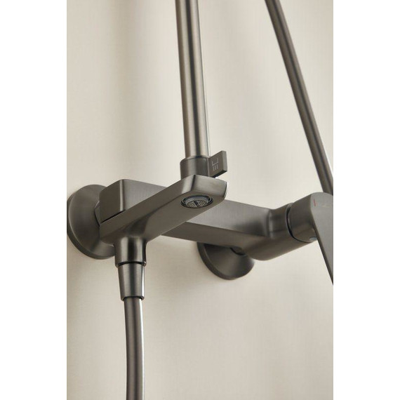 Душевая стойка Belz B24715-3, оружейная сталь фото 16