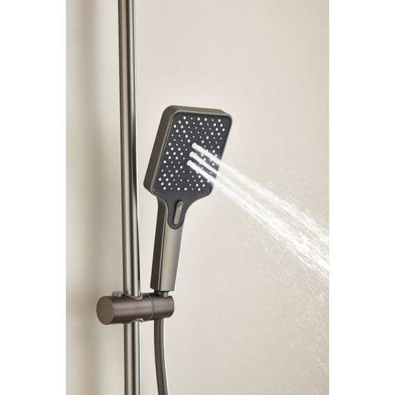 Душевая стойка Belz B24715-3, оружейная сталь фото 12