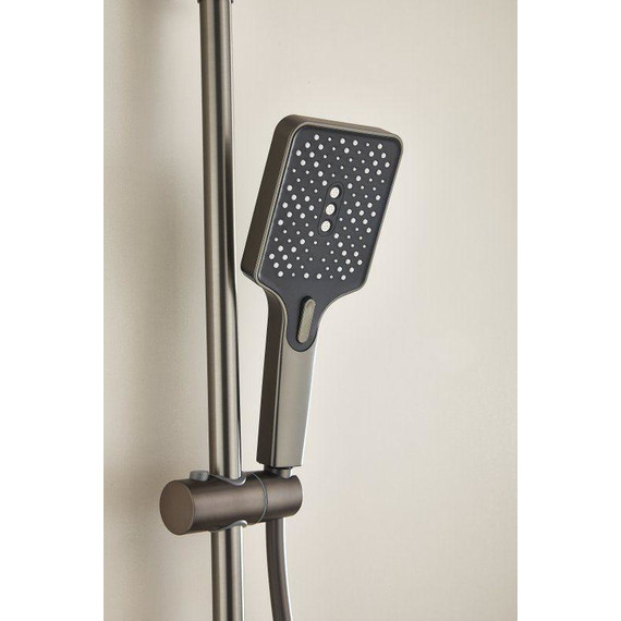 Душевая стойка Belz B24715-3, оружейная сталь фото 20