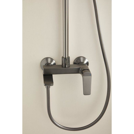 Душевая стойка Belz B24715-3, оружейная сталь фото 25