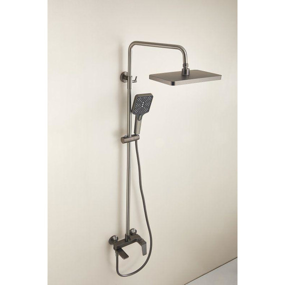 Душевая стойка Belz B24715-3, оружейная сталь фото 8