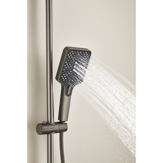 Душевая стойка Belz B24715-3, оружейная сталь фото 28