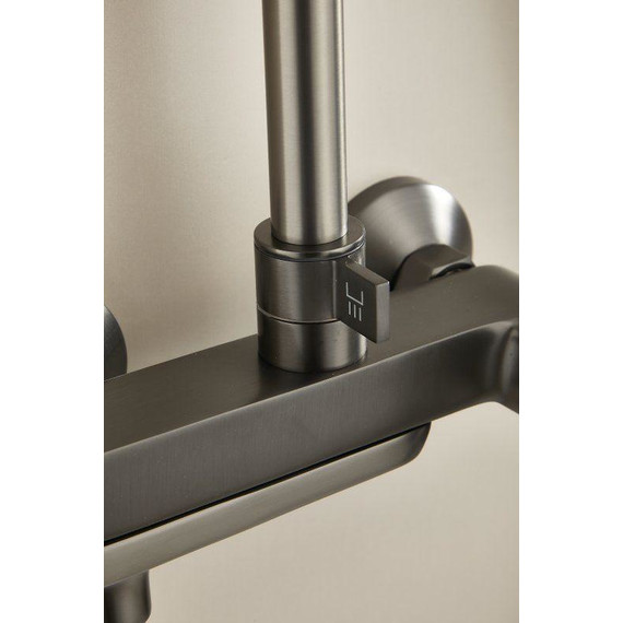 Душевая стойка Belz B24715-3, оружейная сталь фото 29