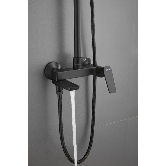 Душевая стойка Belz B24715-7, чёрный матовый фото 12