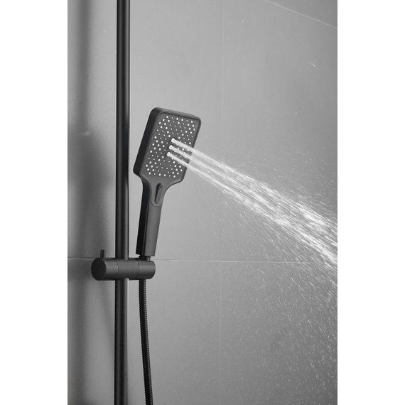 Душевая стойка Belz B24715-7, чёрный матовый фото 20