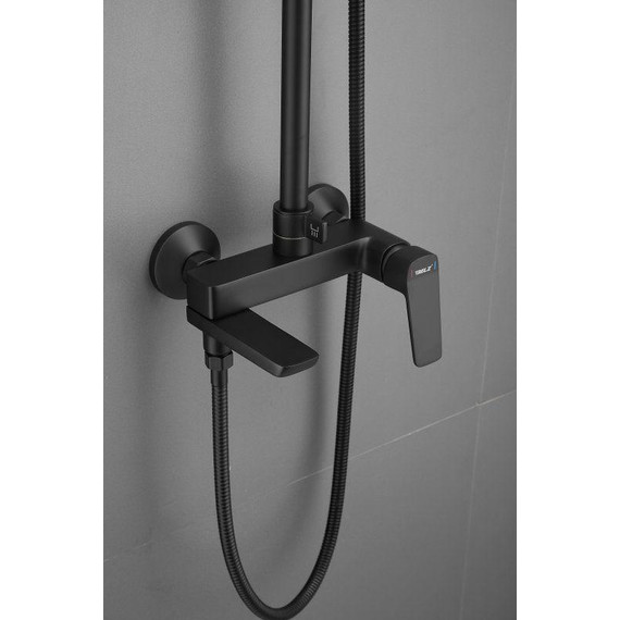 Душевая стойка Belz B24715-7, чёрный матовый фото 14