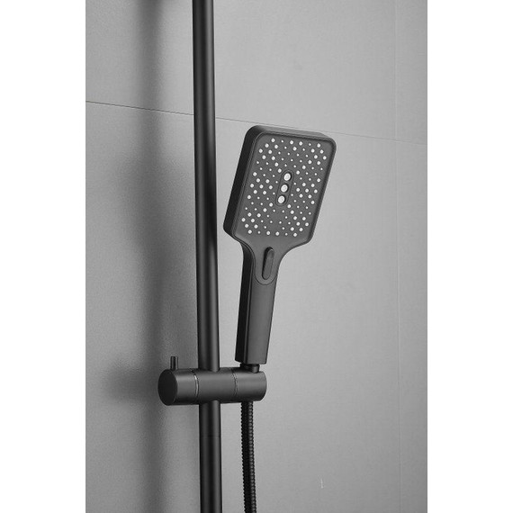 Душевая стойка Belz B24715-7, чёрный матовый фото 23