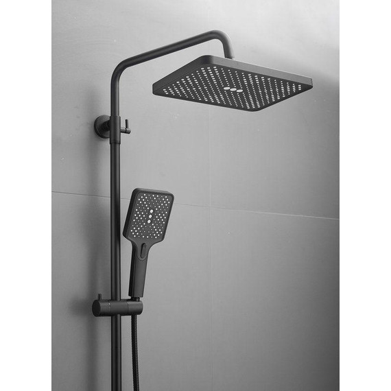 Душевая стойка Belz B24715-7, чёрный матовый фото 6