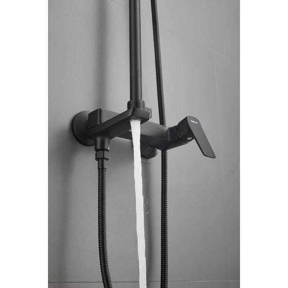 Душевая стойка Belz B24715-7, чёрный матовый фото 22