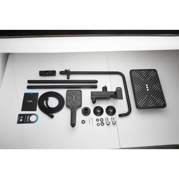 Душевая стойка Belz B24715-7, чёрный матовый фото 55