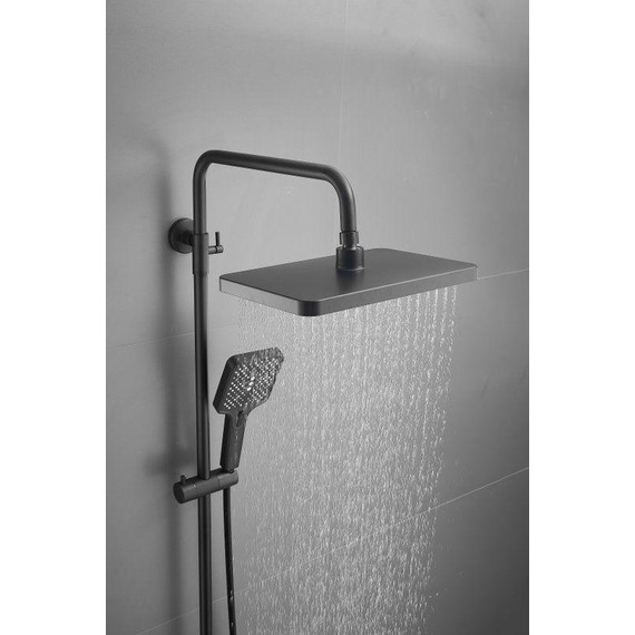 Душевая стойка Belz B24715-7, чёрный матовый фото 27