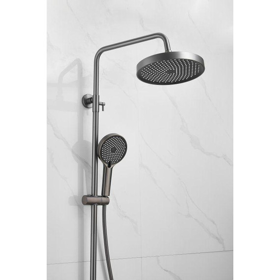 Душевая стойка Belz B24812-3, оружейная сталь фото 6