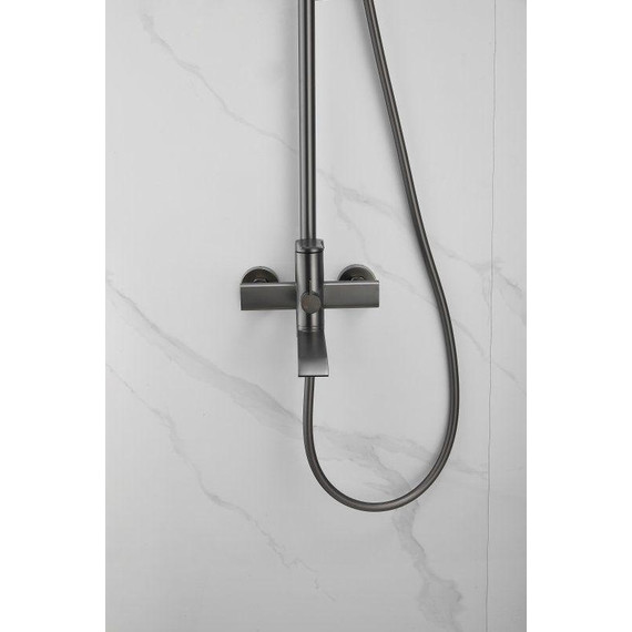 Душевая стойка Belz B24812-3, оружейная сталь фото 38