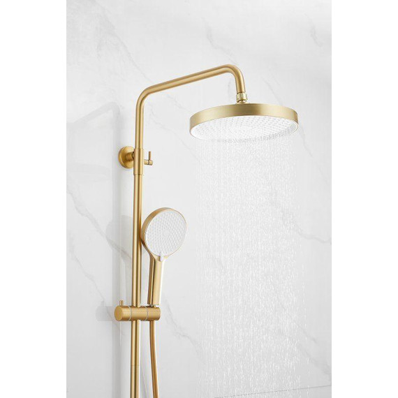 Душевая стойка Belz B24812-5, золото брашированное фото 34