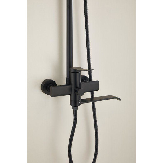 Душевая стойка Belz B24812-7, чёрный матовый фото 13