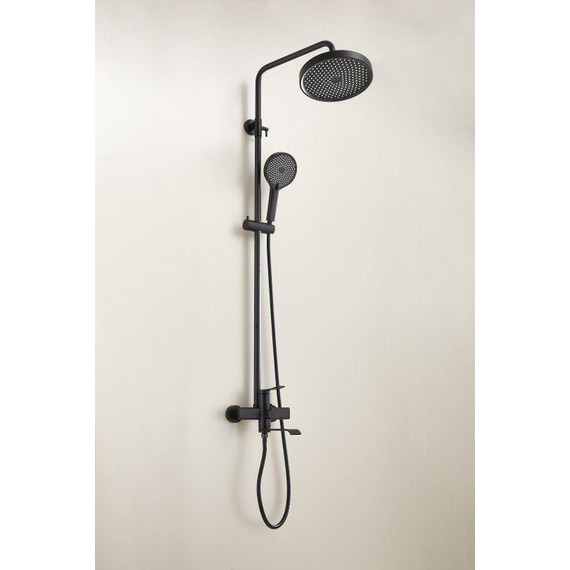 Душевая стойка Belz B24812-7, чёрный матовый фото 15